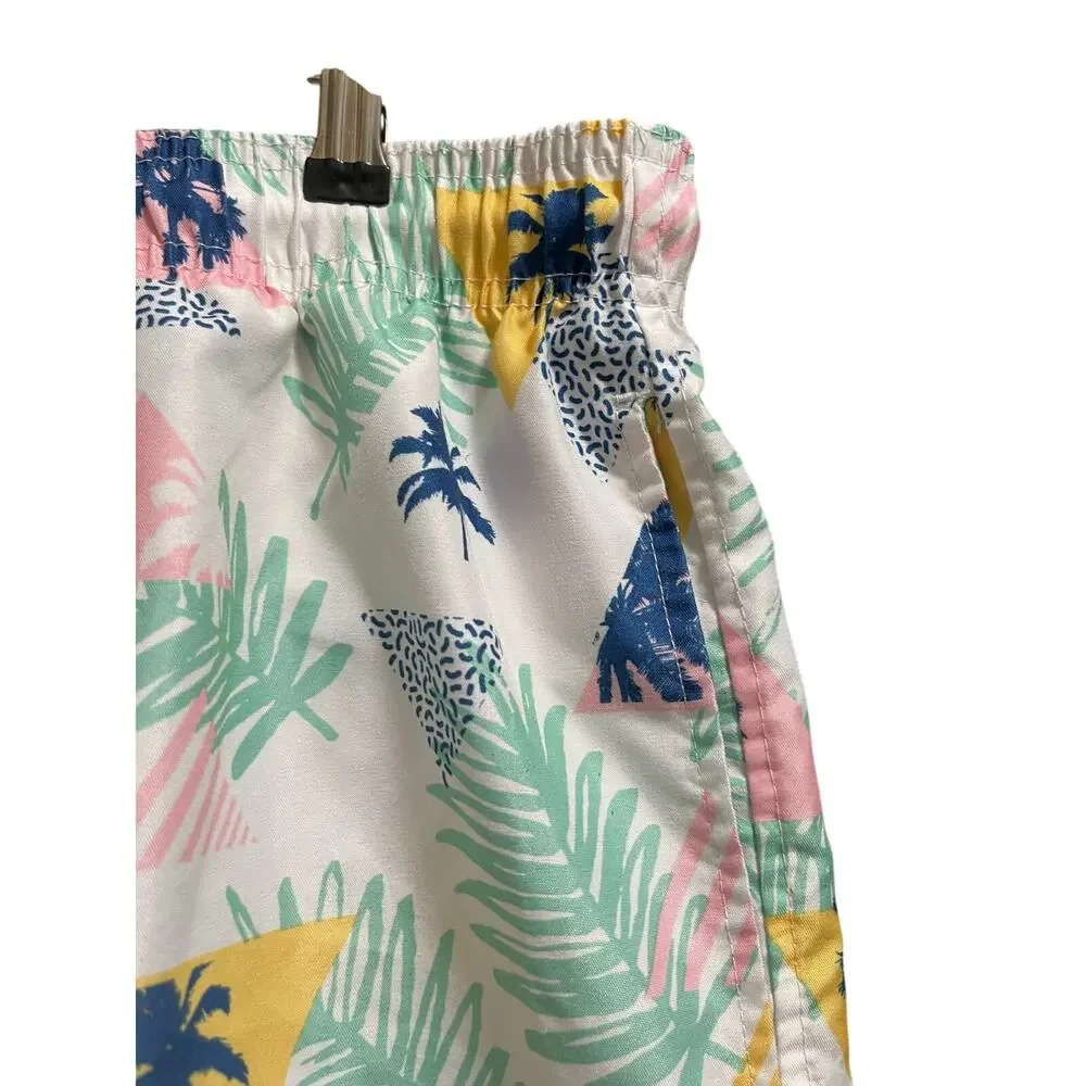 Free Planet Neon Tropical Swim Trunks - Men's Size XL